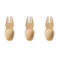 Mini Spork Camping Bamboo Wholesale 10cm Spoons Small Round Spoon Eco-friendly